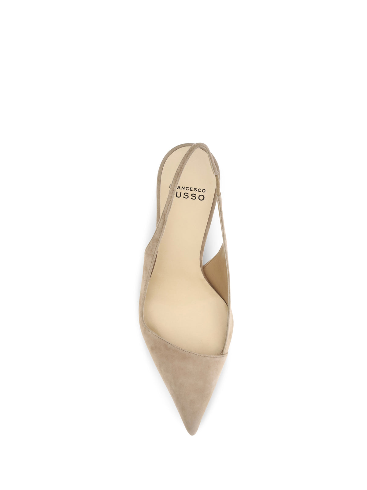 Francesco Russo Suede Slingback Pumps - Cest