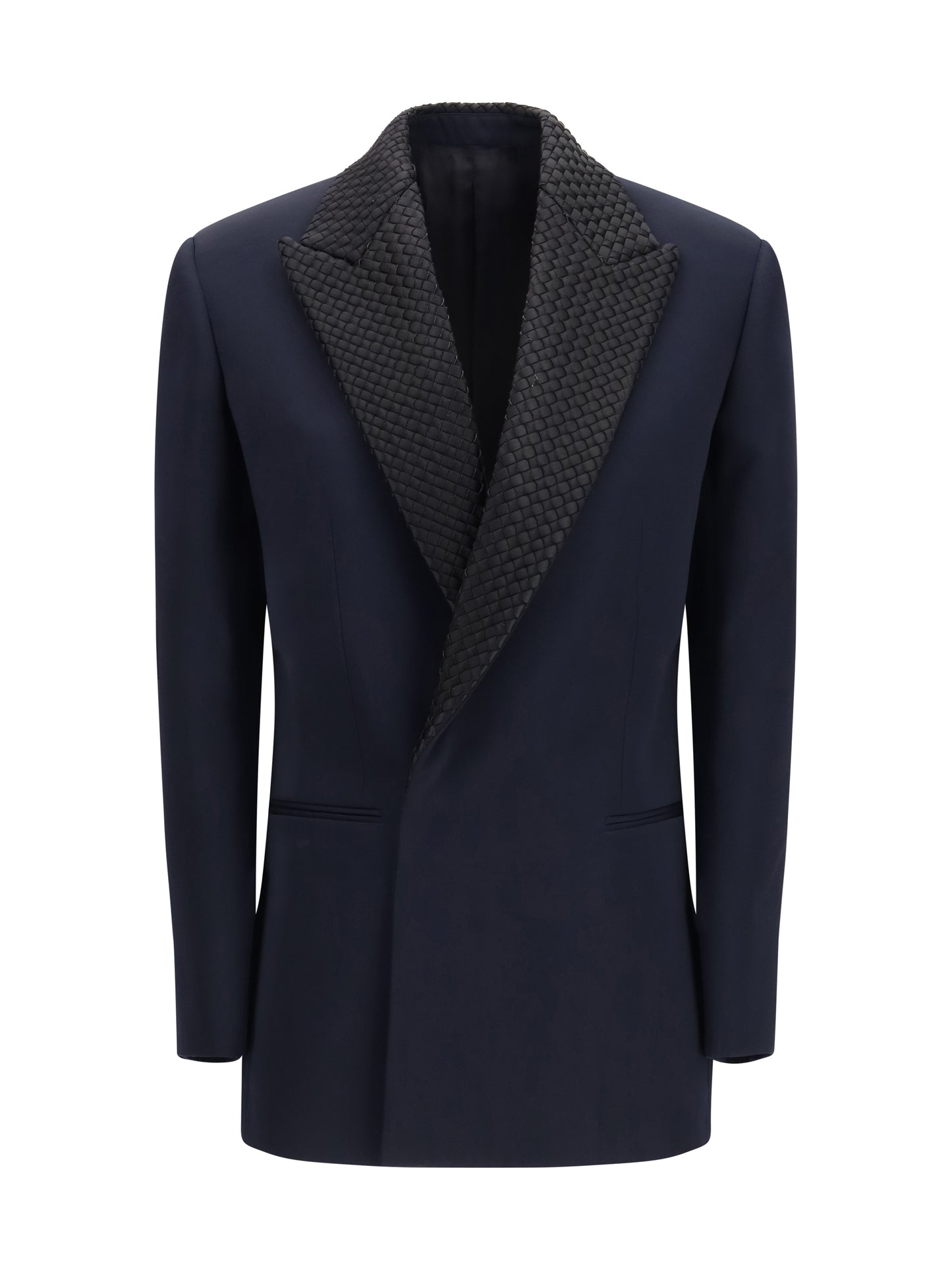 BOTTEGA VENETA Single breasted Jacket with intrecciato motif