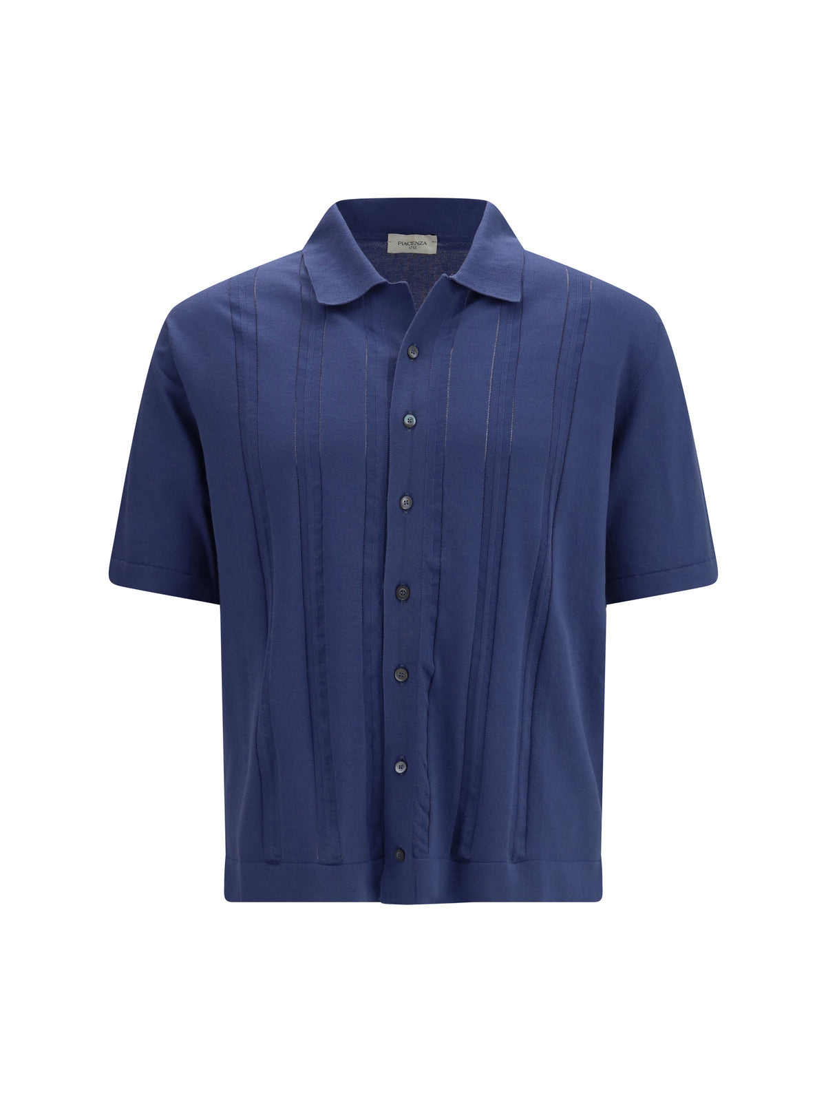 Piacenza Cashmere Cotton Polo - Blue Indaco