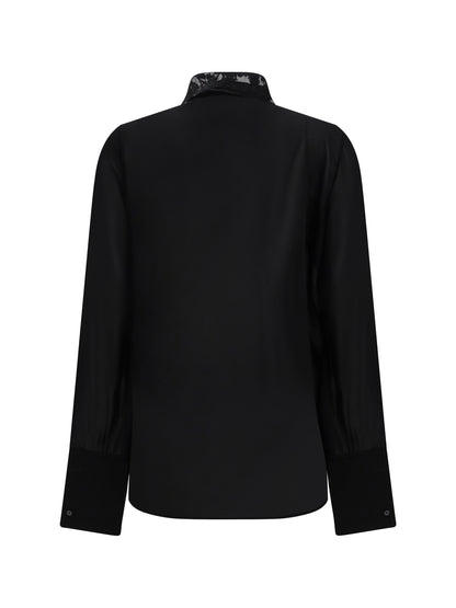 Fendi Georgette Shirt - Black