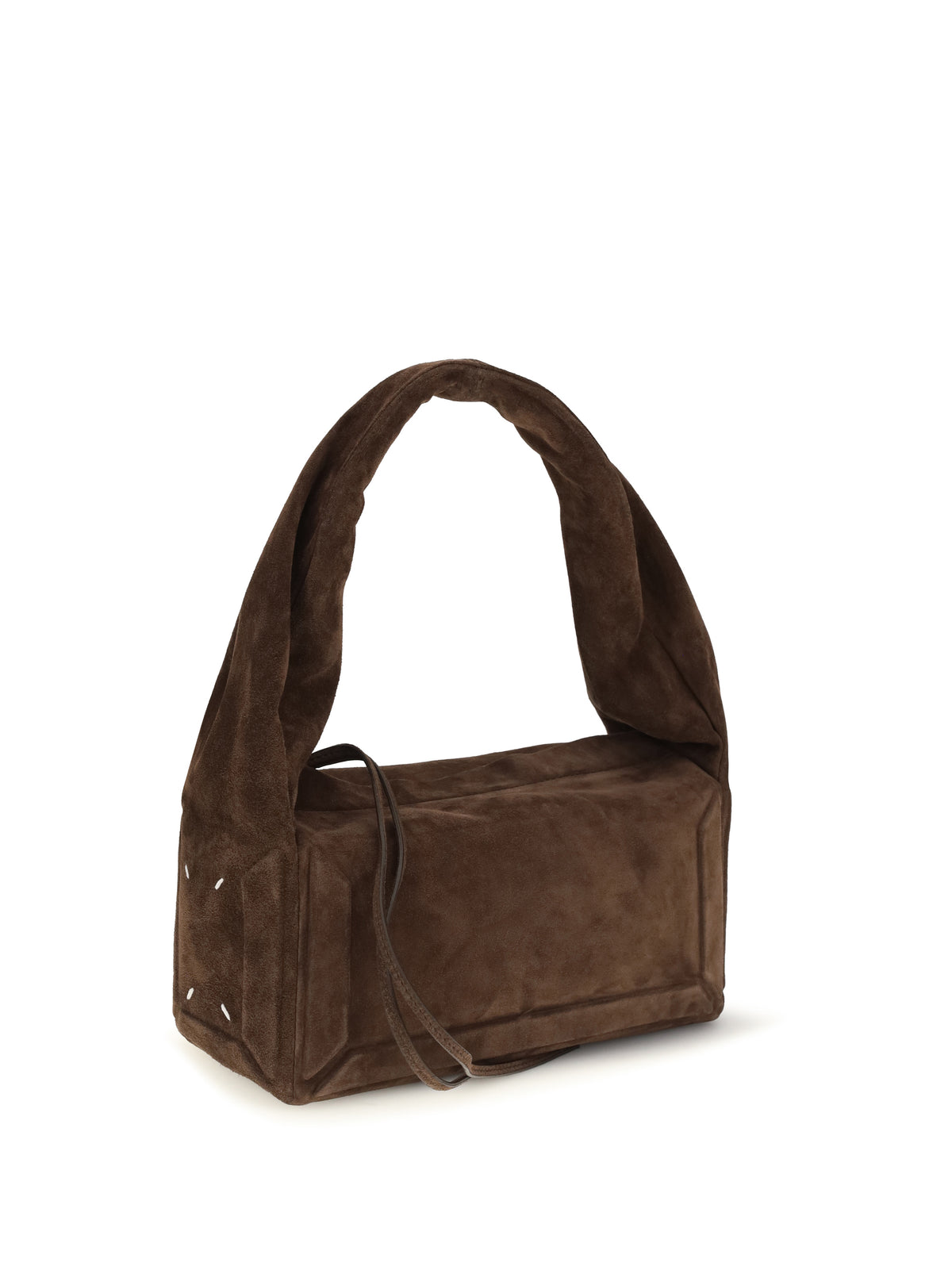 Maison Margiela Small Box East West Handbag - Dark Brown