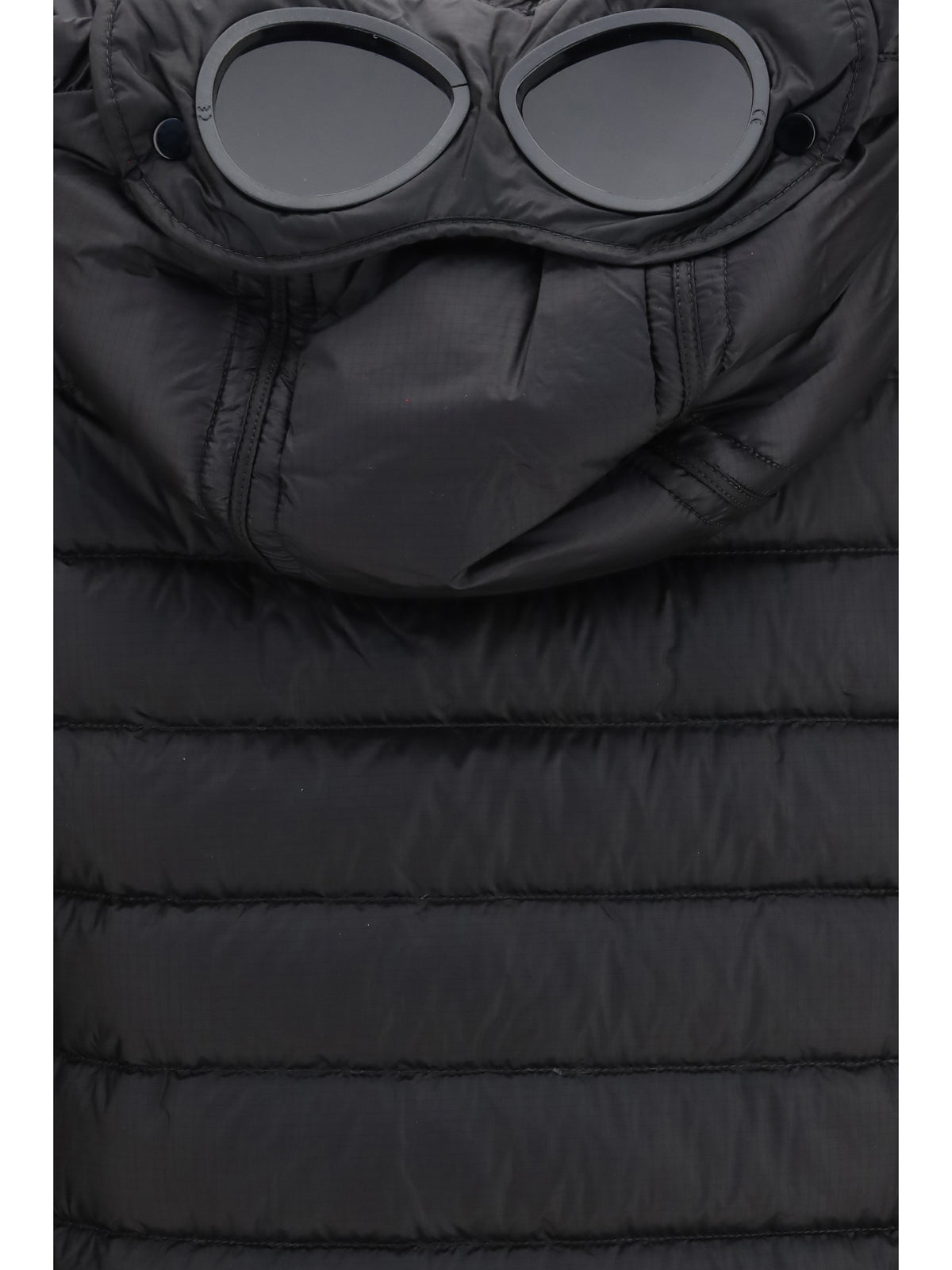 C.P. Company D.D. Shell Hooded Down Jacket - Black