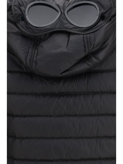 C.P. Company D.D. Shell Hooded Down Jacket - Black