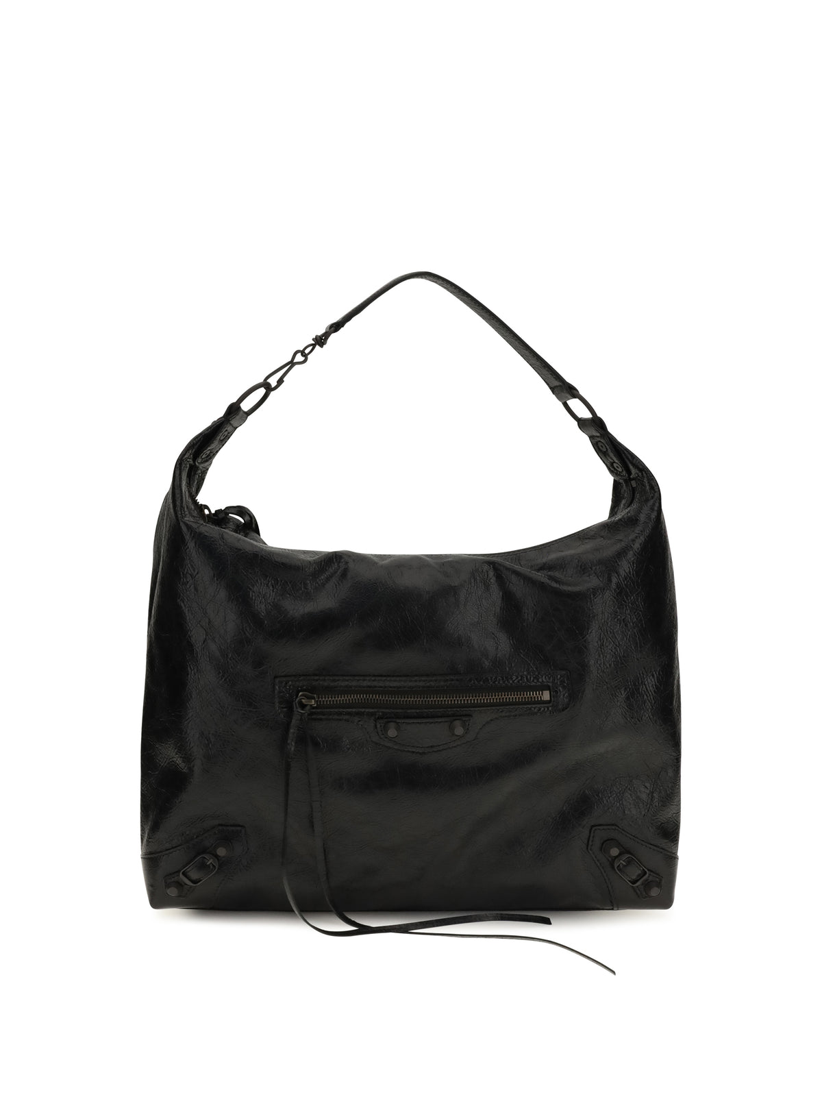 Balenciaga Medium Le City Hobo Shoulder Bag - Black