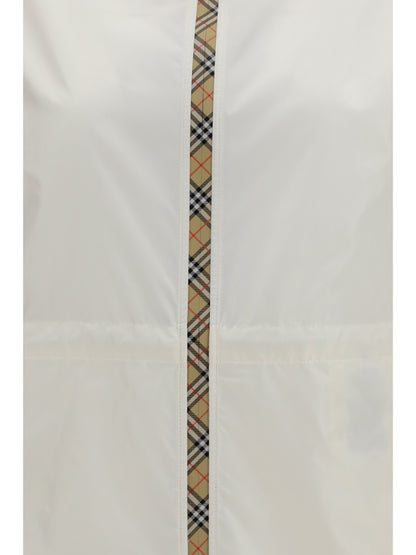 Burberry Blackpool short nylon Jacket - Seashell White