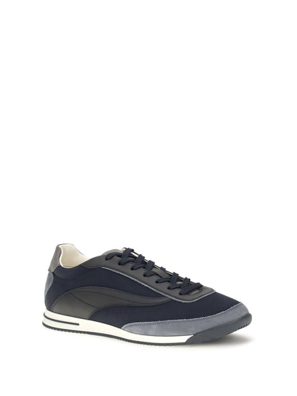 Brunello Cucinelli Lace-up suede Sneakers - Blue