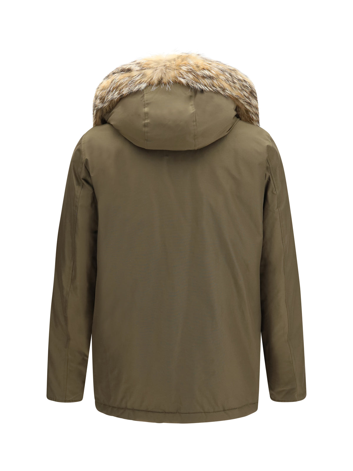Woolrich Arctic Ramar Cloth Parka with removable fur - Dark Green