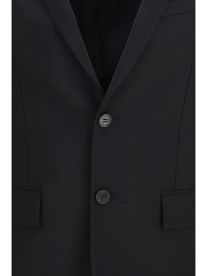 Fendi Single-breasted kid mohair Blazer - Black