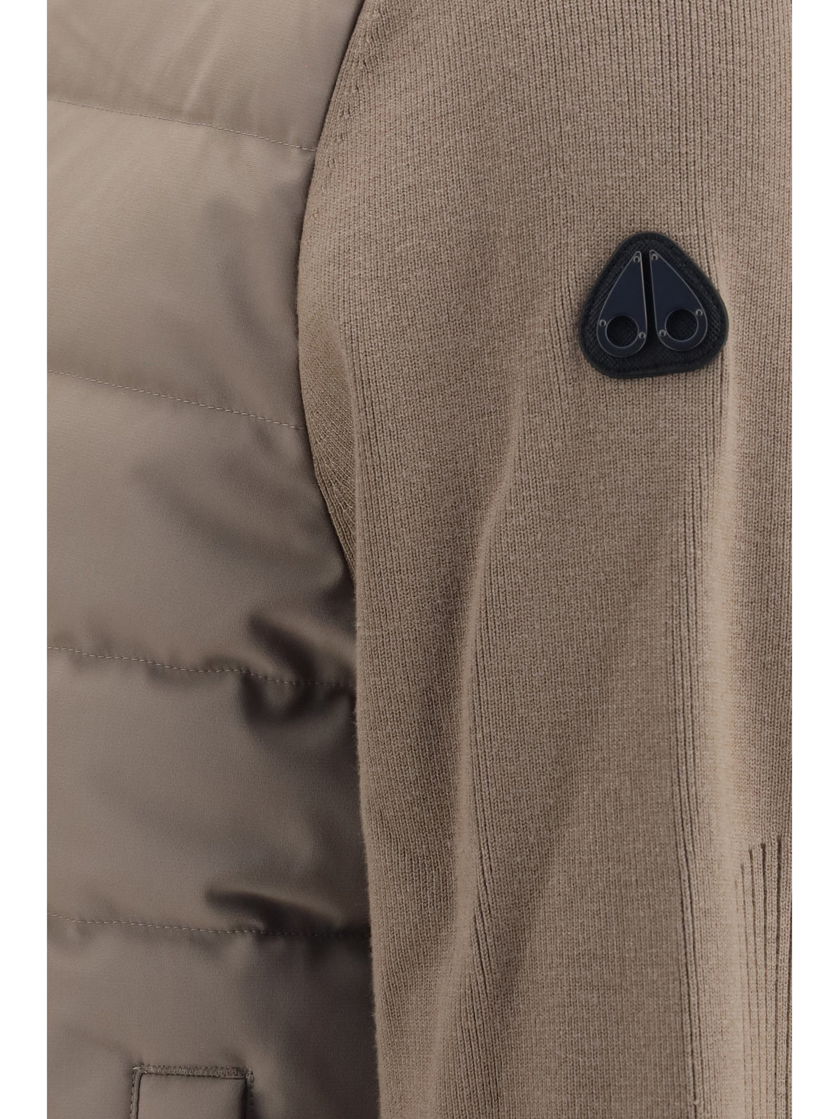 Moose Knuckles Kamet Jacket with high collar - Ashen/Ashen