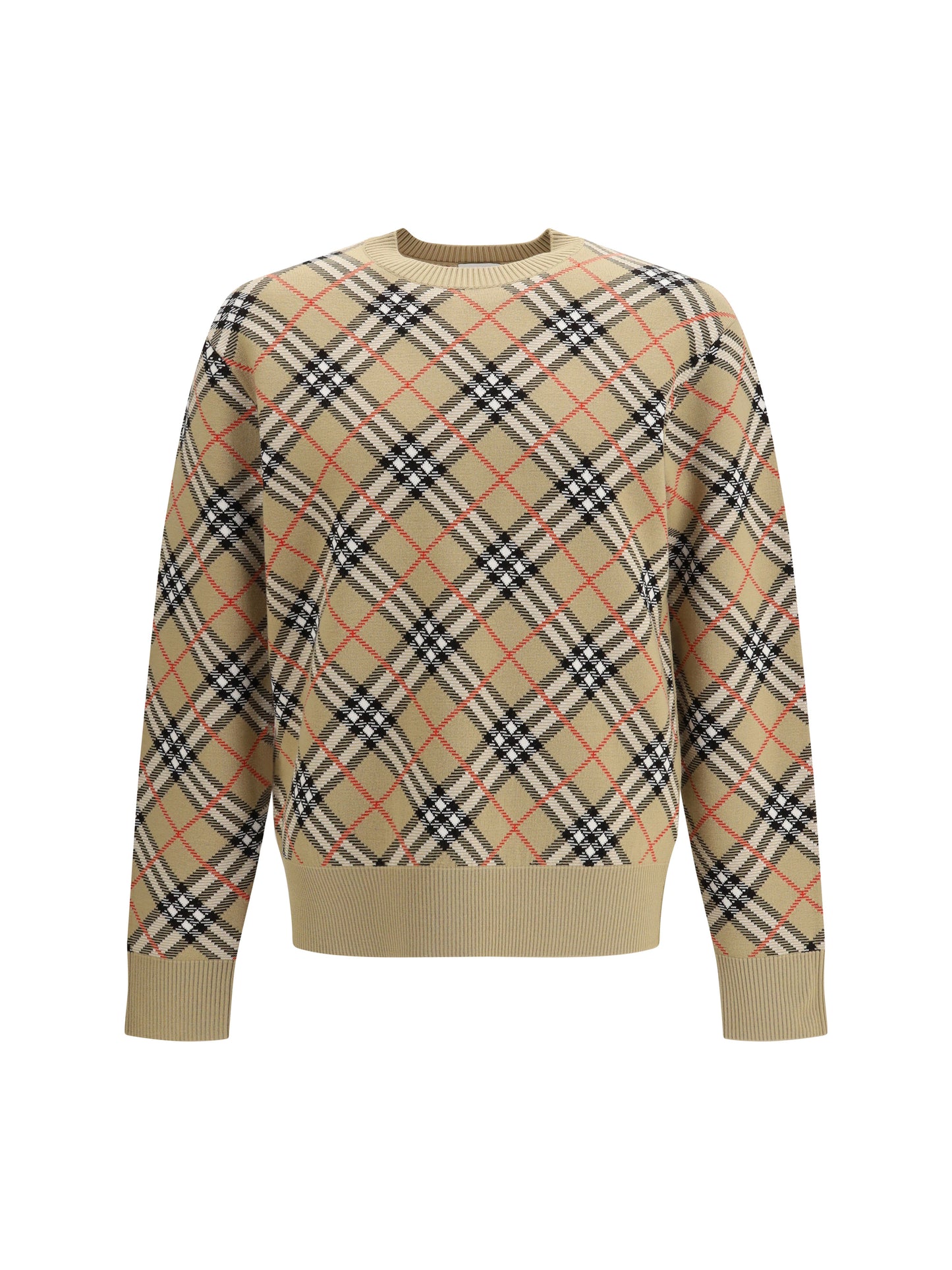 BURBERRY Wool Check Sweater
