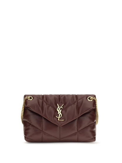 Saint Laurent Puffer Toy Shoulder Bag - Lt Hot Wine