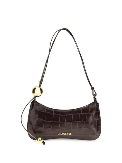 Jacquemus Le Bisou Perle Shoulder Bag - Dark Burgundy