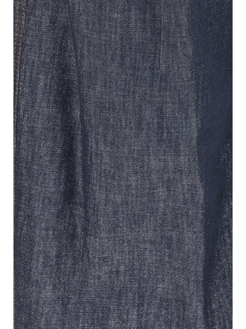 Brunello Cucinelli Lightweight denim Pants with pleats - Blue/Silver