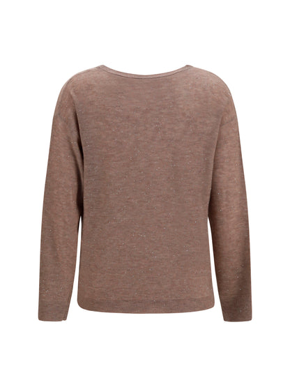 Fabiana Filippi Sequin-embellished Sweater - Moka Meringa
