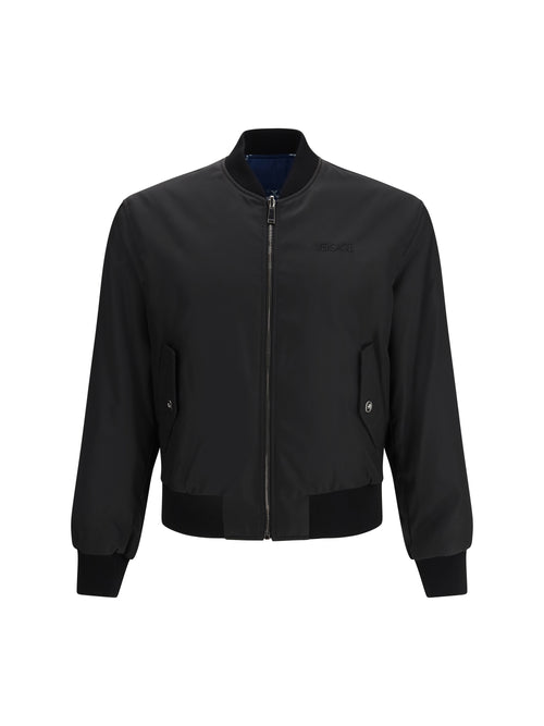 Versace Reversible Jacket - Black+Petrol Blue
