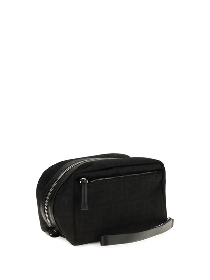 Fendi FF Jacquard Beauty Case - Black