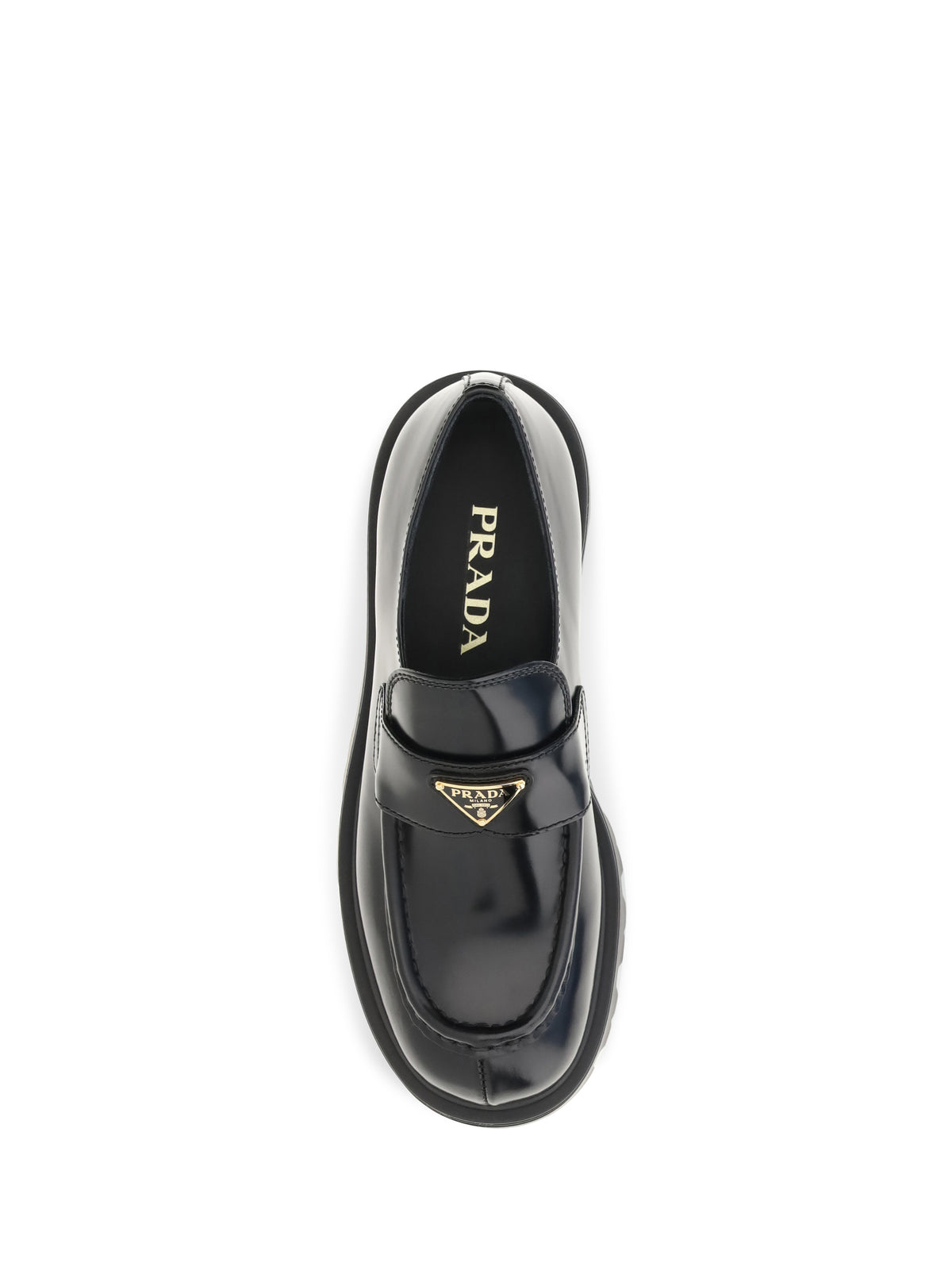 Prada Brushed leather Loafers - Black