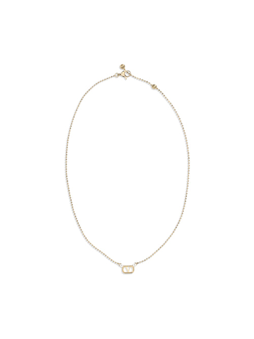 Valentino Garavani Ovalette Necklace with Swarovsky® crystals - Gold/Crystal