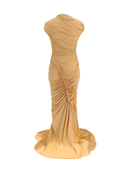 Francesco Murano Draped long Dress - 600