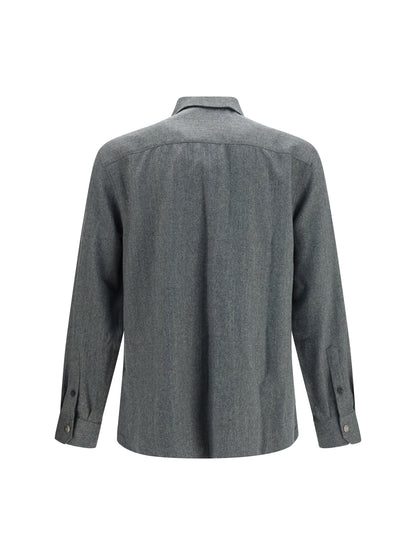 Brunello Cucinelli Virgin wool Shirt - Forest Green