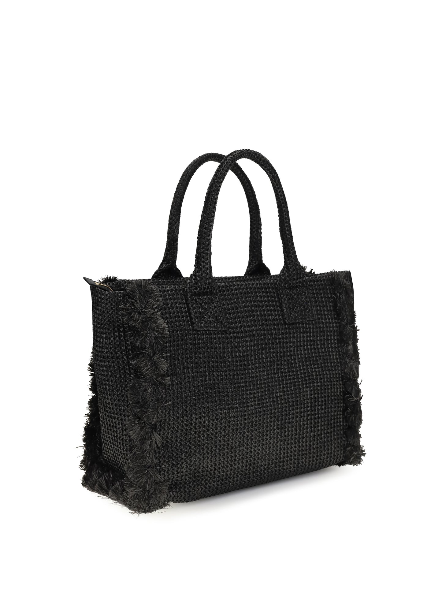 PINKO Medium Beach Rafia Tote Bag