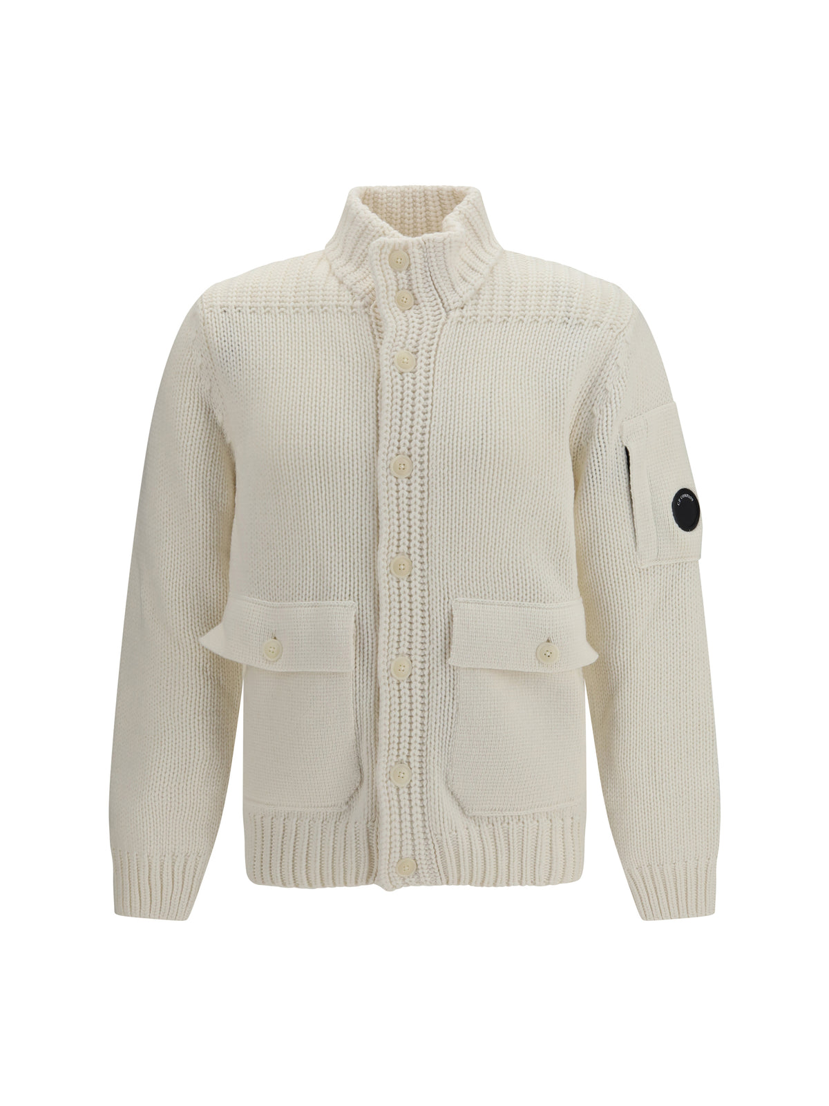 C.P. Company Lambswool Sweater - Gauze White