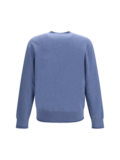 Loewe Cotton and cashmere Sweater - Light Blue