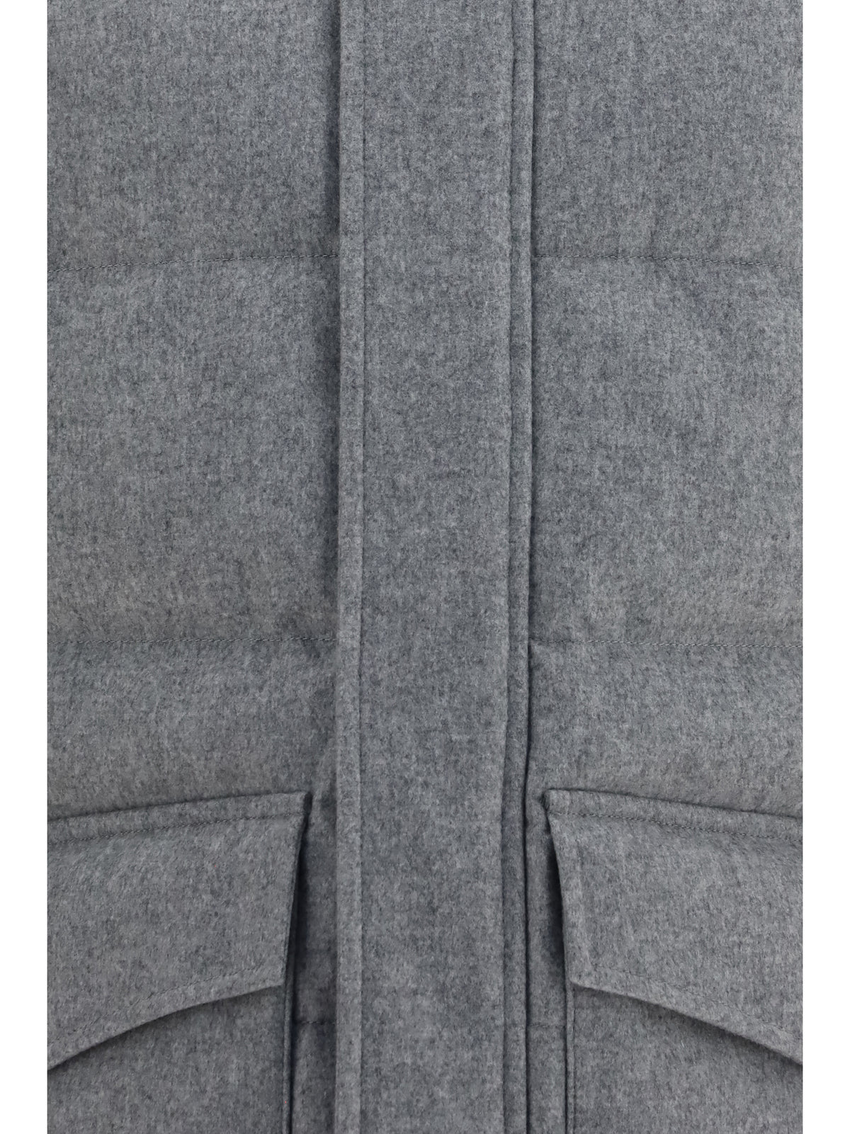 Brunello Cucinelli Cashmere Down Jacket - Grey Chiaro+Piombo