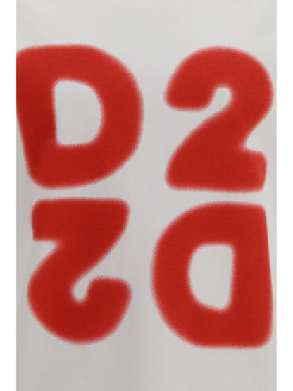 Dsquared2 Cotton printed T-shirt - White