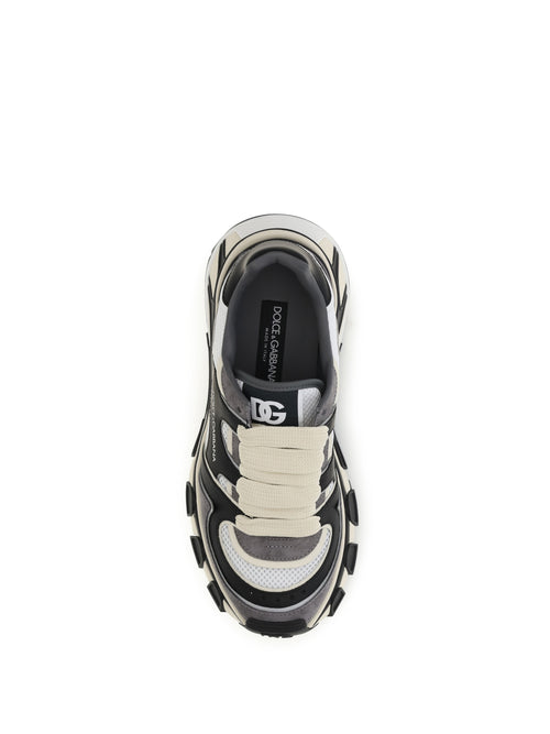 Dolce & Gabbana Sneakers with mesh details - White/Black