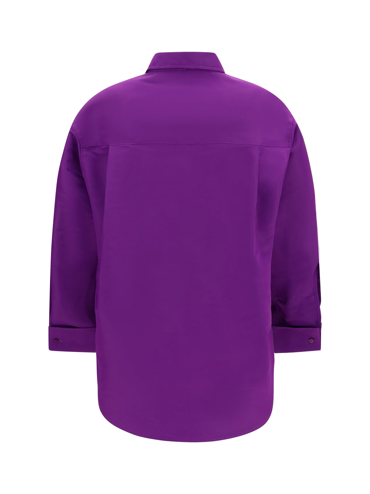 Balenciaga Asymmetric cotton Shirt - Purple
