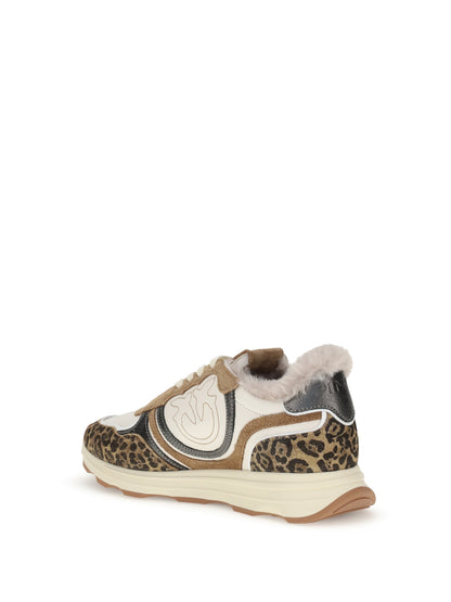 PINKO Zoe 01 Leopard Sneakers