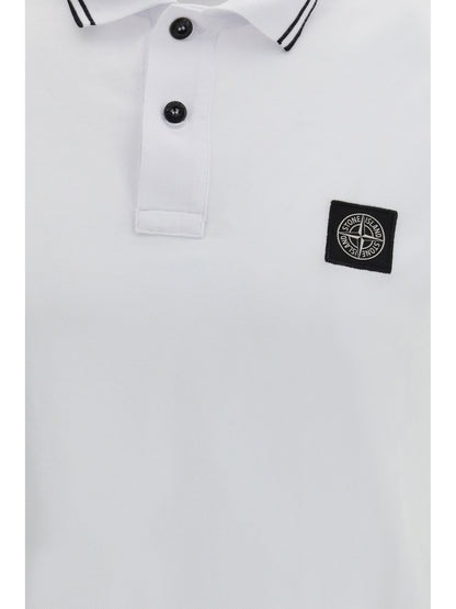 STONE ISLAND Cotton piqué Polo Shirt