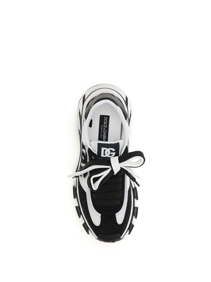 DOLCE & GABBANA Leather and mesh Sneakers