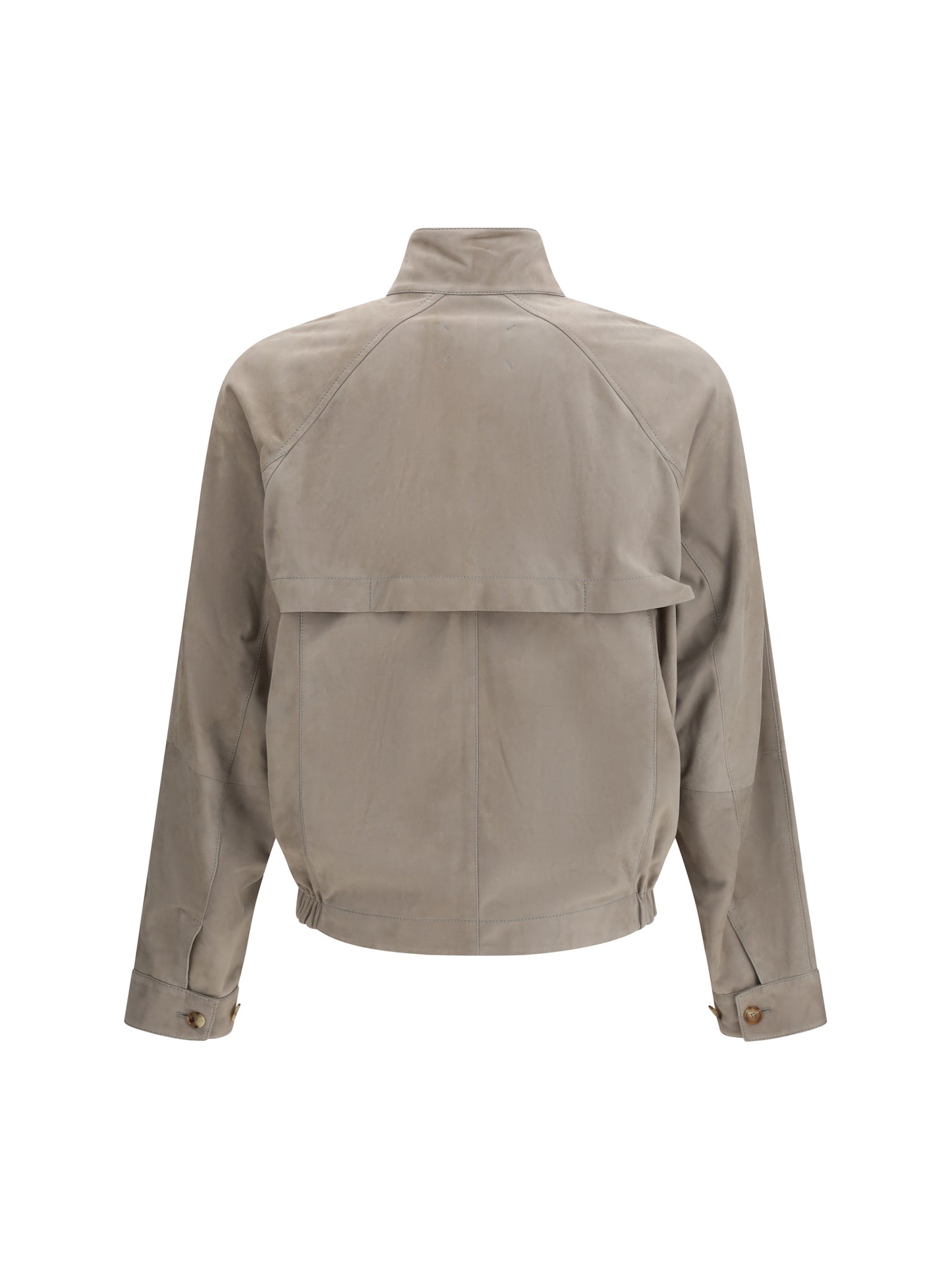 BRUNELLO CUCINELLI Suede leather Jacket in with zip