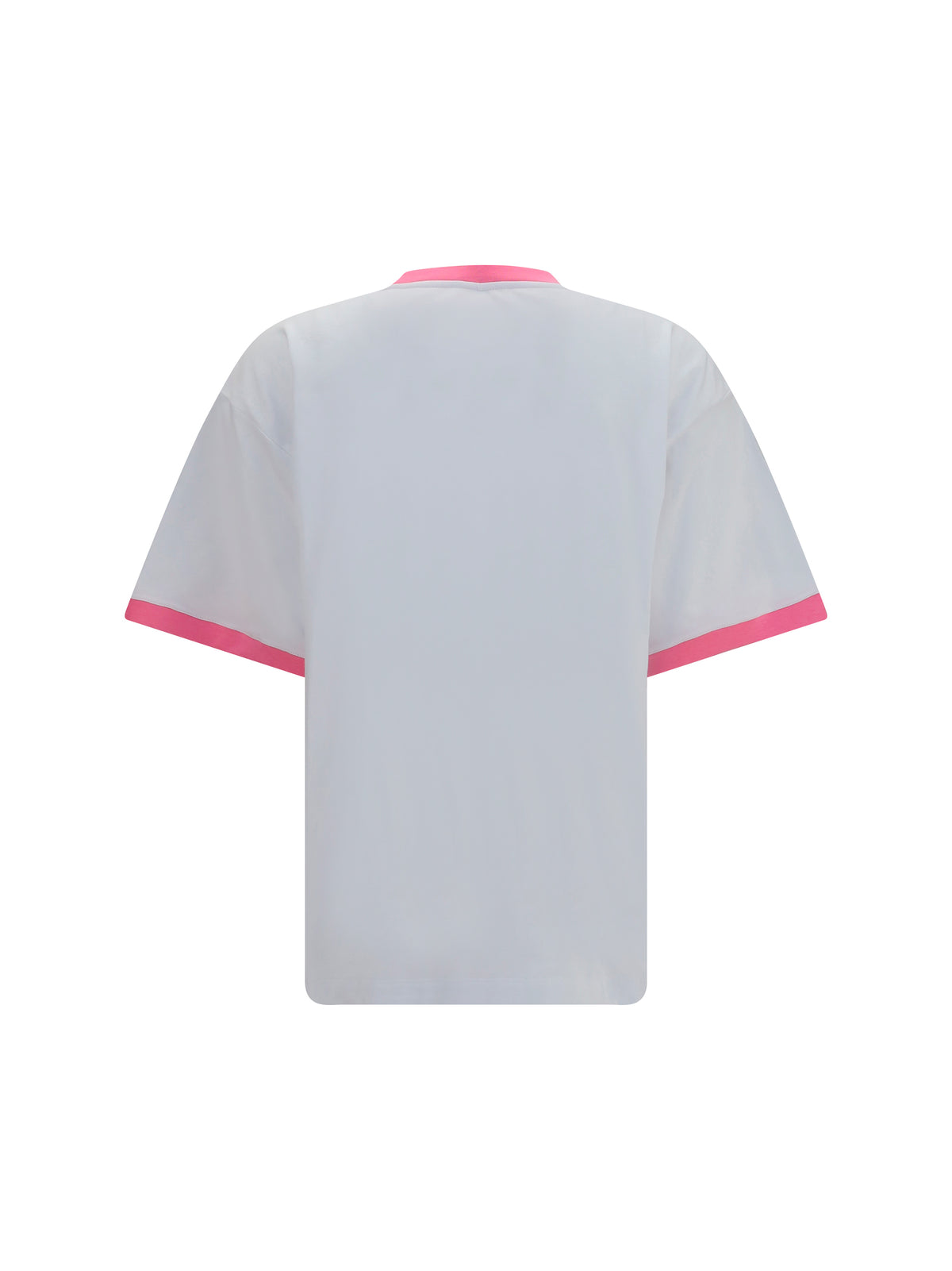 Versace Cotton jersey T-shirt - White + Guava