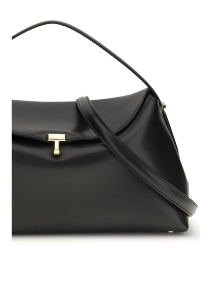 Toteme T-Lock Shoulder Bag - Black