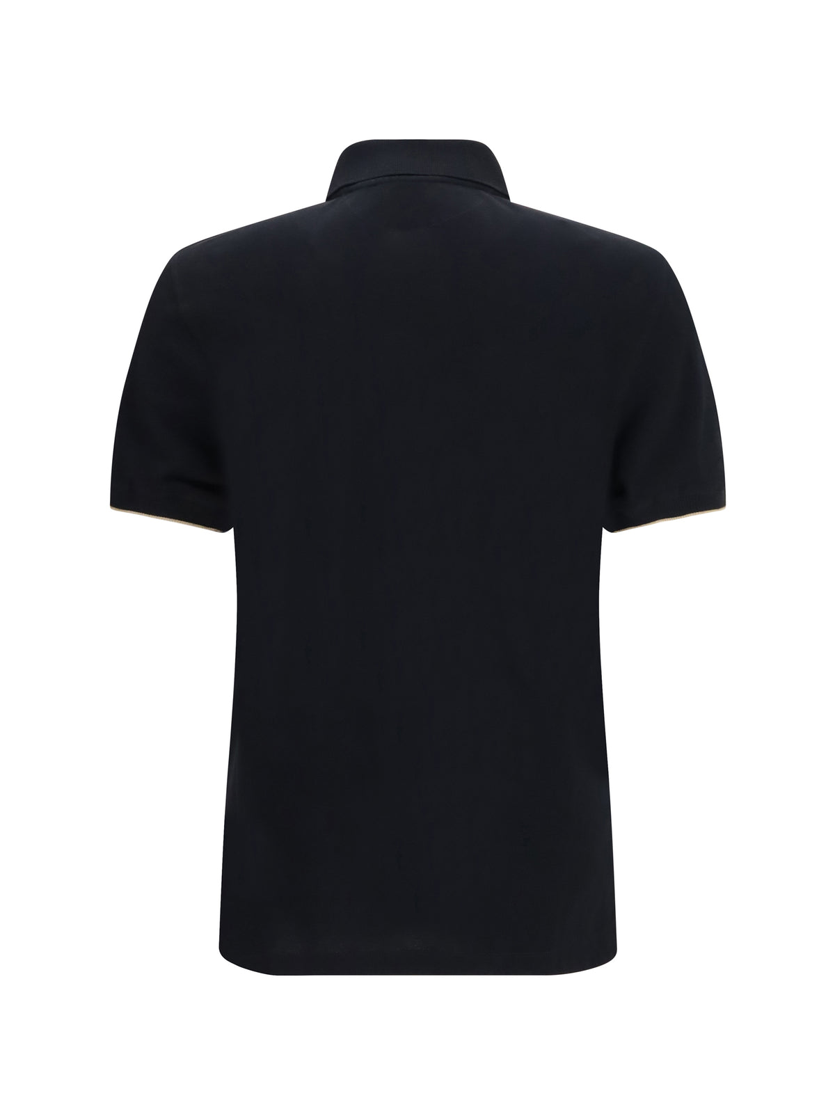 Brunello Cucinelli Cotton Polo - Nero+Amaretto