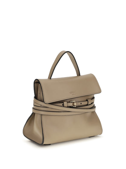 Moschino Tie Me Handbag - Ecru