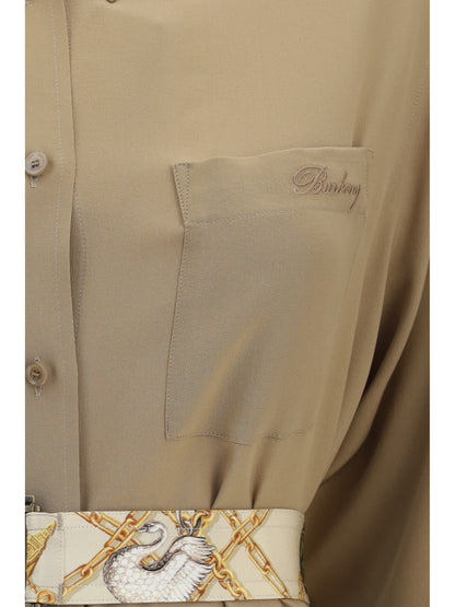 Burberry Silk crêpe de chine shirt Dress - Puddle