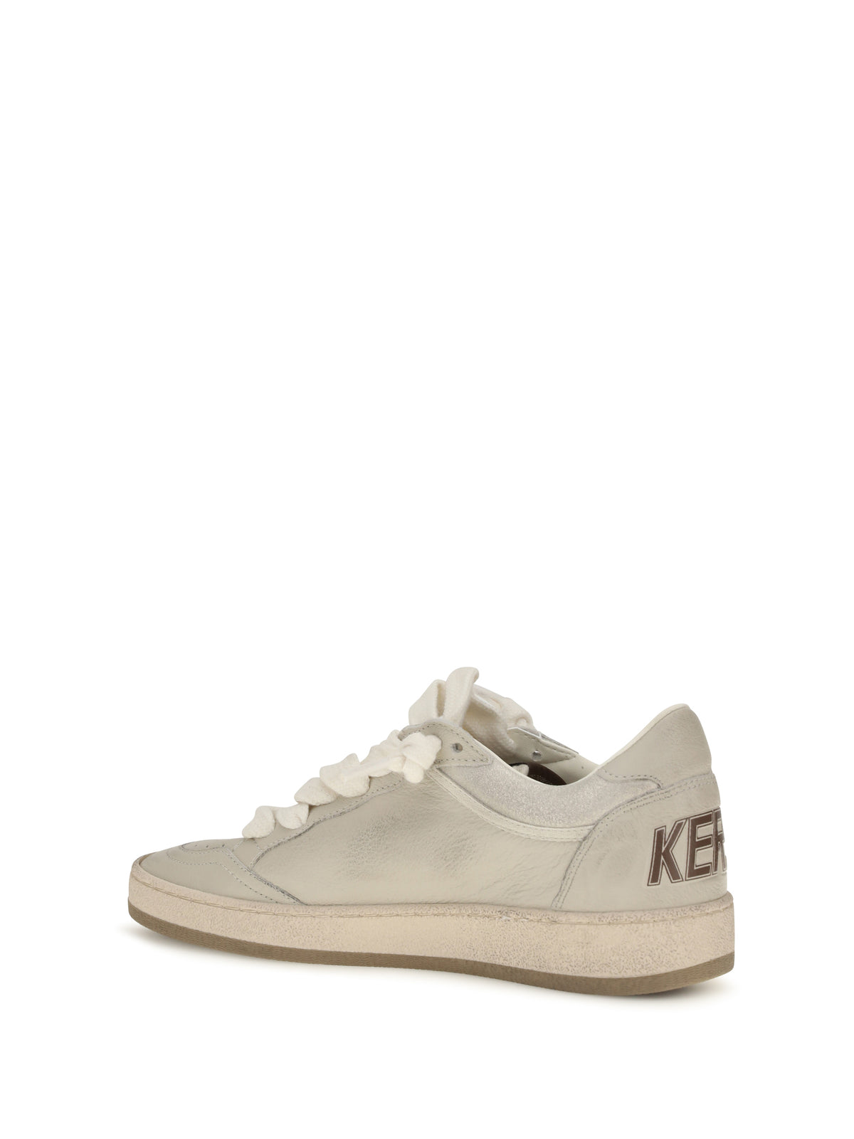 Golden Goose Ball Star leather Sneakers - Cream/Light Grey/Grey