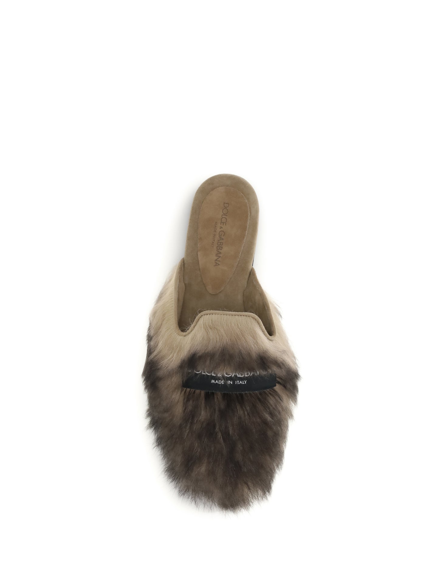 DOLCE & GABBANA Sheepskin Mules