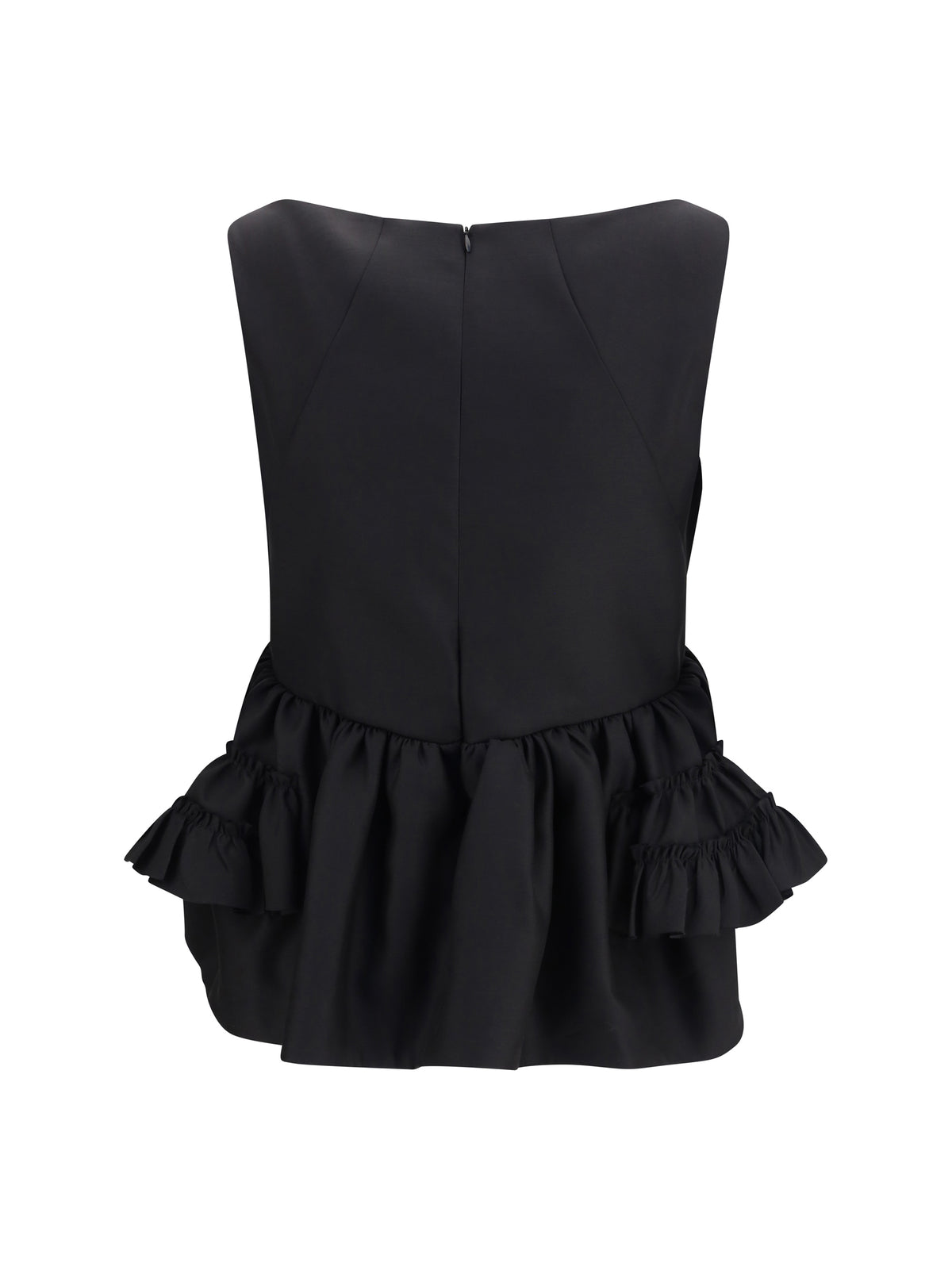 Dries Van Noten Ruffled peplum Top - Black