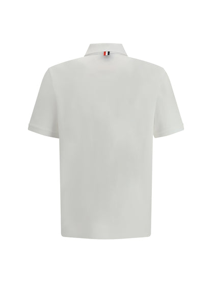 THOM BROWNE Polo whit iconic bands