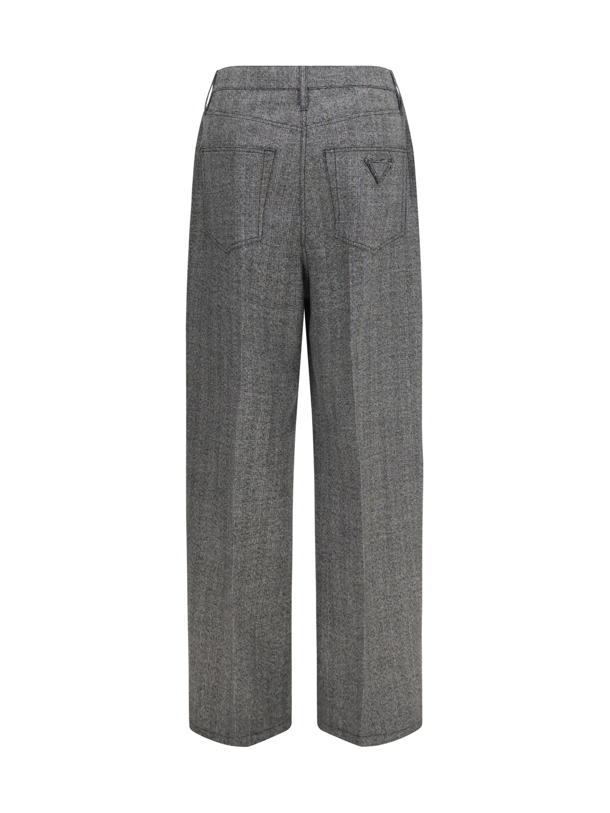 Prada Mouliné wool Pants - Black