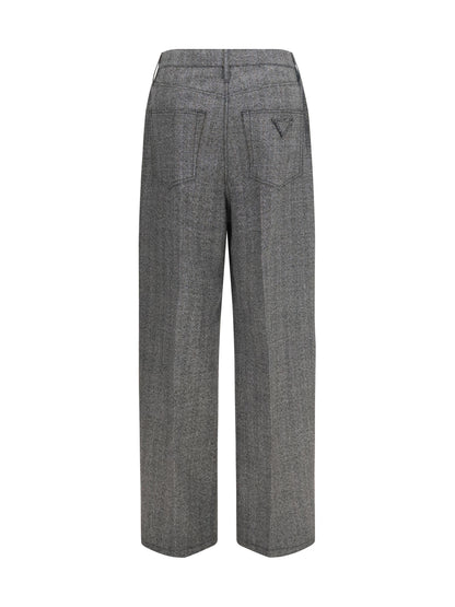 Prada Mouliné wool Pants - Black