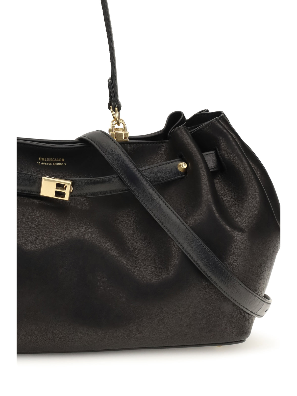 Balenciaga Medium Bel Air Tote Shoulder Bag - Black