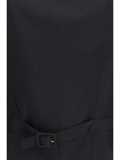 BURBERRY Textured wool and mohair sleeveless Vest