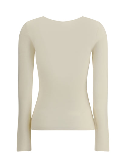 Toteme Compact Sweater - Ecru