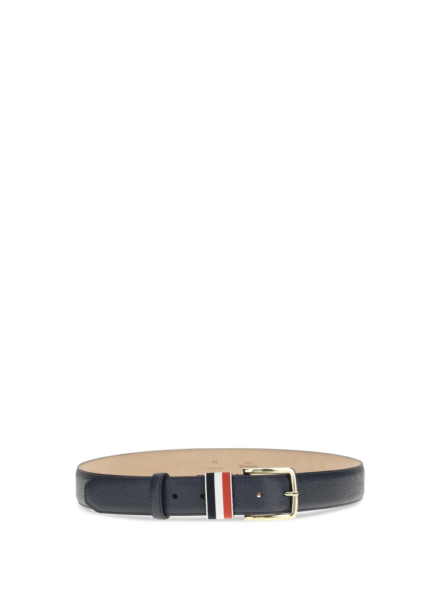 THOM BROWNE Hammered leather Belt